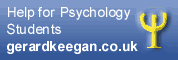 Help for Psychology students - www.gerardkeegan.co.uk logo